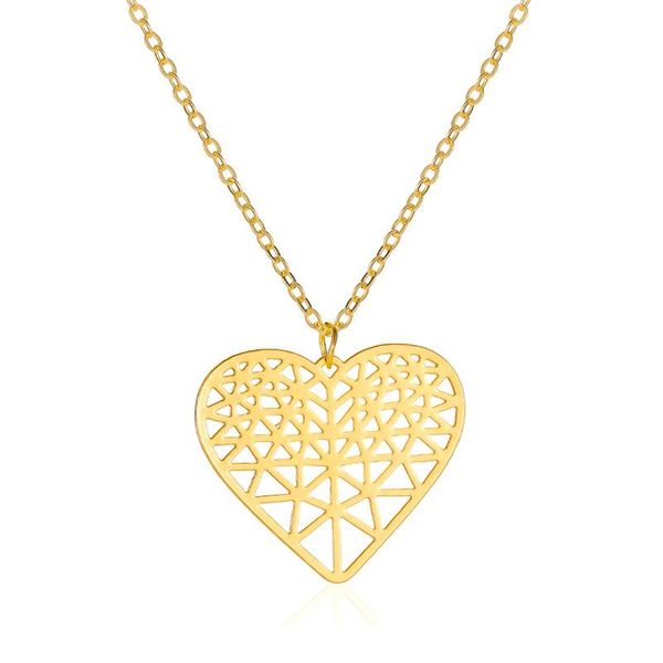 pendant necklaces simple exaggerated heart-shaped necklace fashion women's gold clavicle chain jewelry romantic party gift, Silver
pendant necklaces simple exaggerated heart-shaped necklace fashion women's gold clavicle chain jewelry romantic party gift, Silver