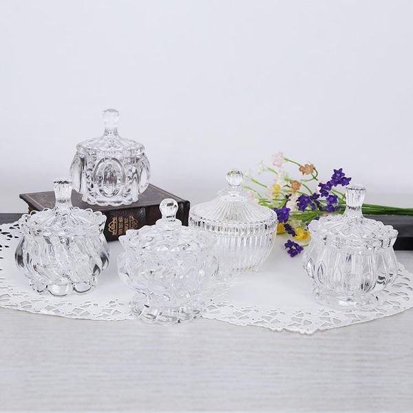 storage bottles & jars creative glass candy jar european high-end with crystal sugar cover wedding decoration dried fruit cylinder lid
storage bottles & jars creative glass candy jar european high-end with crystal sugar cover wedding decoration dried fruit cylinder lid