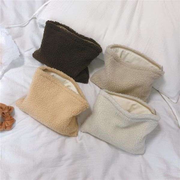 cosmetic bags & cases vintage wool women's makeup bag, winter warm solid color, travel, beauty organizer, korea
cosmetic bags & cases vintage wool women's makeup bag, winter warm solid color, travel, beauty organizer, korea