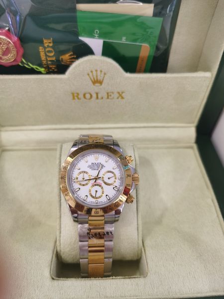with original box luxury automatic 2813 mechanical movement watch white dial watches men 116508 gold 116528 mens cosmograph wristwatches, Slivery;brown
with original box luxury automatic 2813 mechanical movement watch white dial watches men 116508 gold 116528 mens cosmograph wristwatches, Slivery;brown
