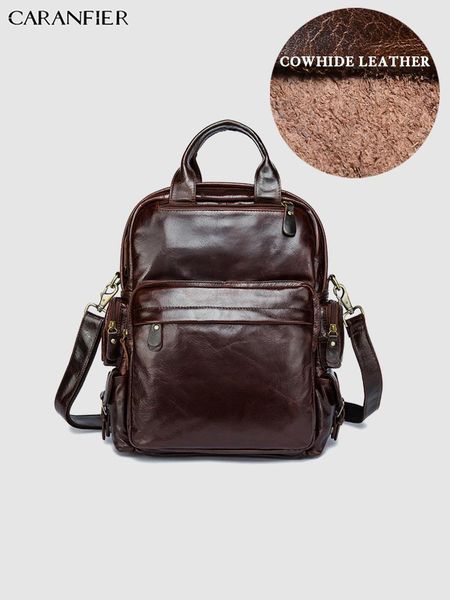 backpack caranfier mens genuine cowhide leather travel school multi-functional large capacity vintage casual zipper lapbags
backpack caranfier mens genuine cowhide leather travel school multi-functional large capacity vintage casual zipper lapbags