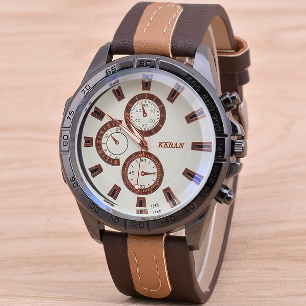 brand luxury watches classic fashion watch designer watch sports men's outdoor blue light three eye quartz, Slivery;brown
brand luxury watches classic fashion watch designer watch sports men's outdoor blue light three eye quartz, Slivery;brown