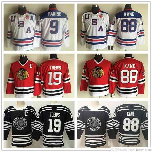 96 Kids 2010 Olympic Team USA Hockey Jerseys #88 Patrick Kane 9 Zach Parise Youth Boys Chicago Blackhawks 19 Jonathan Toews Patrick Kane Jersey, Black
96 Kids 2010 Olympic Team USA Hockey Jerseys #88 Patrick Kane 9 Zach Parise Youth Boys Chicago Blackhawks 19 Jonathan Toews Patrick Kane Jersey, Black