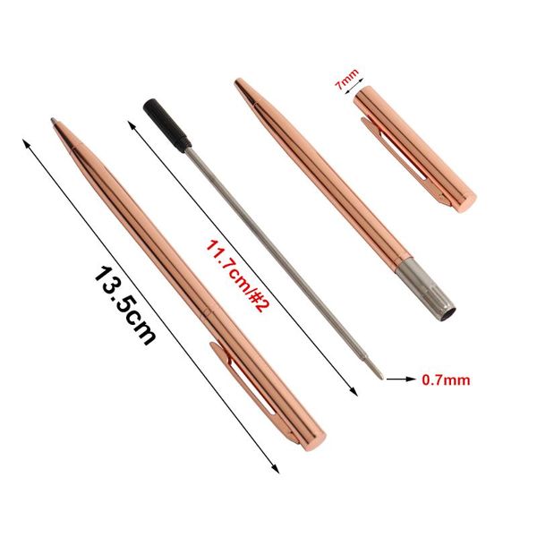 ballpoint pens 2/20/pcs rose gold ball-point pen stainless steel rod rotating metal stationery for office & school supplies, Blue;orange
ballpoint pens 2/20/pcs rose gold ball-point pen stainless steel rod rotating metal stationery for office & school supplies, Blue;orange