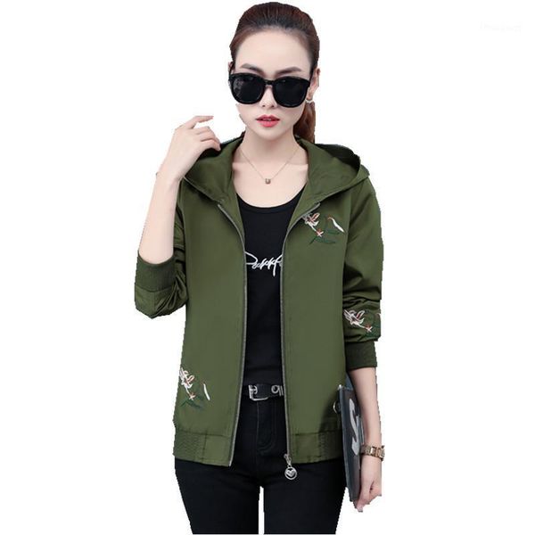 women's jackets youth clothing for women large size jacket hooded spring / autumn coat embroidered elegant windbreaker coats 1471, Black;brown
women's jackets youth clothing for women large size jacket hooded spring / autumn coat embroidered elegant windbreaker coats 1471, Black;brown