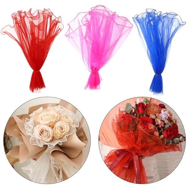 art packaging decoration wave net yarn bouquet handmade diy crafts wedding birthday party accessories supplies gift wrap
art packaging decoration wave net yarn bouquet handmade diy crafts wedding birthday party accessories supplies gift wrap