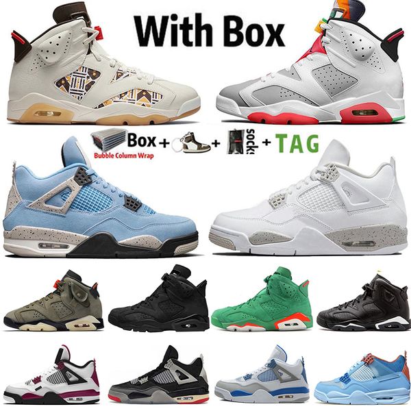 2021 with box jumpman 6 6s black cat travis scotts unc dmp mens basketball shoes 4 4s university blue white oreo trainers sneakers size 40-4
2021 with box jumpman 6 6s black cat travis scotts unc dmp mens basketball shoes 4 4s university blue white oreo trainers sneakers size 40-4