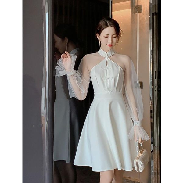 ethnic clothing 2021 graceful lace chinese dress retro qipao cheongsam elegant improved women formal evening party, Red
ethnic clothing 2021 graceful lace chinese dress retro qipao cheongsam elegant improved women formal evening party, Red