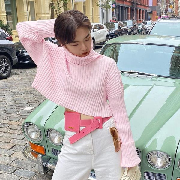 women's sweaters winter women pullover fashion long sleeve turtleneck loose-fitting female jumpers expose navel short, White;black
women's sweaters winter women pullover fashion long sleeve turtleneck loose-fitting female jumpers expose navel short, White;black