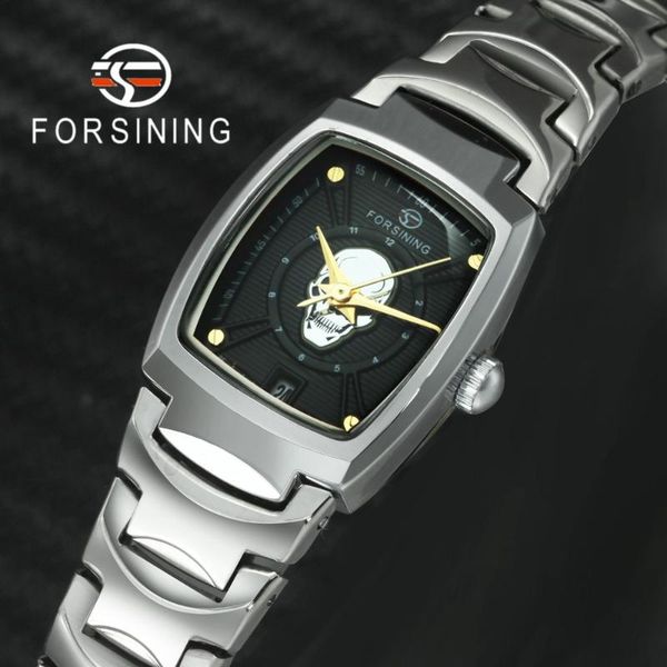 wristwatches forsining fashion elegant women watches quartz date clock skull dial stainless steel strap dress ladies wrist watc, Slivery;brown
wristwatches forsining fashion elegant women watches quartz date clock skull dial stainless steel strap dress ladies wrist watc, Slivery;brown