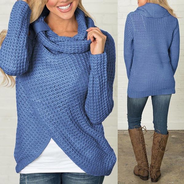 women's sweaters women knitted sweater long sleeves irregular hem button loose for autumn vn 68, White;black
women's sweaters women knitted sweater long sleeves irregular hem button loose for autumn vn 68, White;black