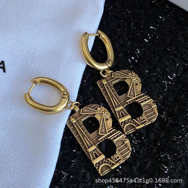 letter shape dual-purpose earrings double b personality network red tid0e fashion earrings female brass, Golden
letter shape dual-purpose earrings double b personality network red tid0e fashion earrings female brass, Golden
