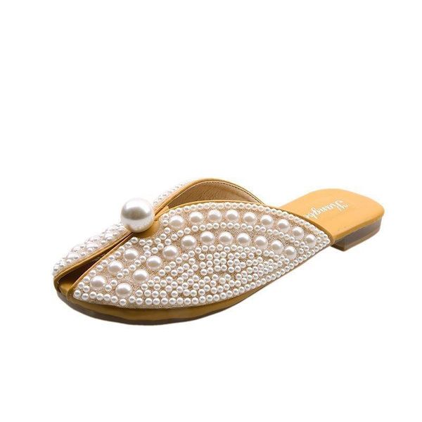 slippers 2021 women summer luxurious pearl bead slipper ladies peep toe handwork flat gladiator sandals fashion casual shoes, Black
slippers 2021 women summer luxurious pearl bead slipper ladies peep toe handwork flat gladiator sandals fashion casual shoes, Black