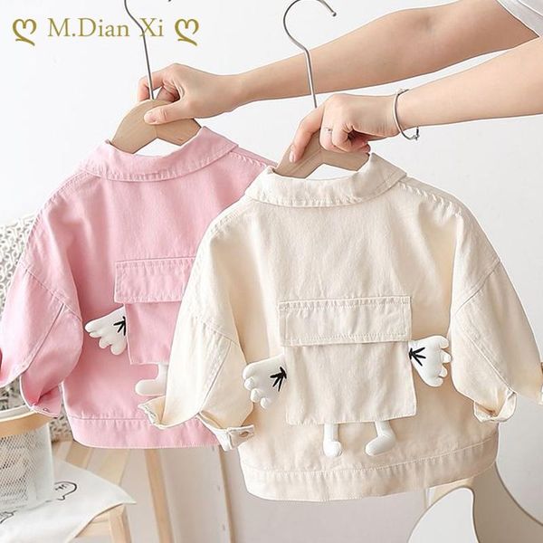 jackets girls casual jacket 2021 thin foreign air spring and autumn model baby girl cartoon doll denim loose-fitting, Blue;gray
jackets girls casual jacket 2021 thin foreign air spring and autumn model baby girl cartoon doll denim loose-fitting, Blue;gray