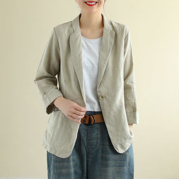 suit fine section of cotton and linen woman's jacket casual loose spring retro a solid pink buckle summer blazer kn009 w6cm, White;black
suit fine section of cotton and linen woman's jacket casual loose spring retro a solid pink buckle summer blazer kn009 w6cm, White;black