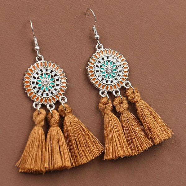 dangle & chandelier bohemian fashion long tassel earrings female creative as a gift for women, Silver
dangle & chandelier bohemian fashion long tassel earrings female creative as a gift for women, Silver
