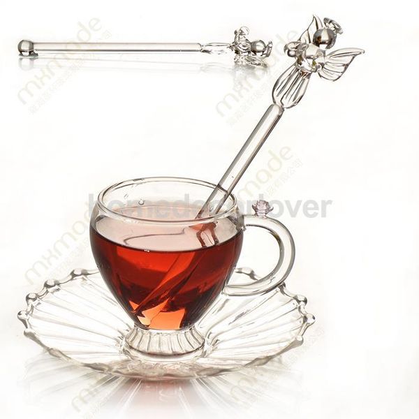 forks angle clear glass rod cocktail drink stirrer mixer / swizzle stick 18.5cm
forks angle clear glass rod cocktail drink stirrer mixer / swizzle stick 18.5cm