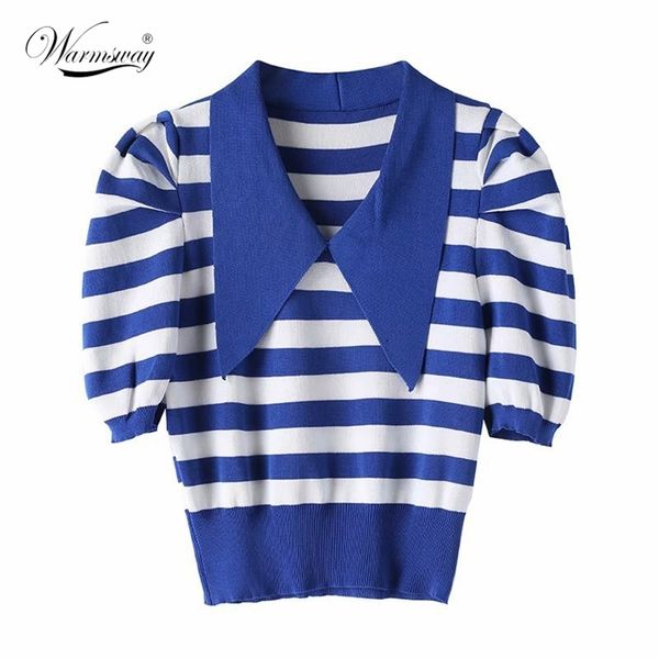 summer vintage women slim t-shirts turn-down collar puff sleeve tees casual knit stripes korean b-054 210522, White
summer vintage women slim t-shirts turn-down collar puff sleeve tees casual knit stripes korean b-054 210522, White