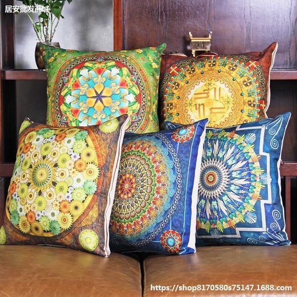 cushion/decorative pillow ethnic style sofa cushion neo-classical tibetan retro chinese leisure bed and breakfast guest
cushion/decorative pillow ethnic style sofa cushion neo-classical tibetan retro chinese leisure bed and breakfast guest
