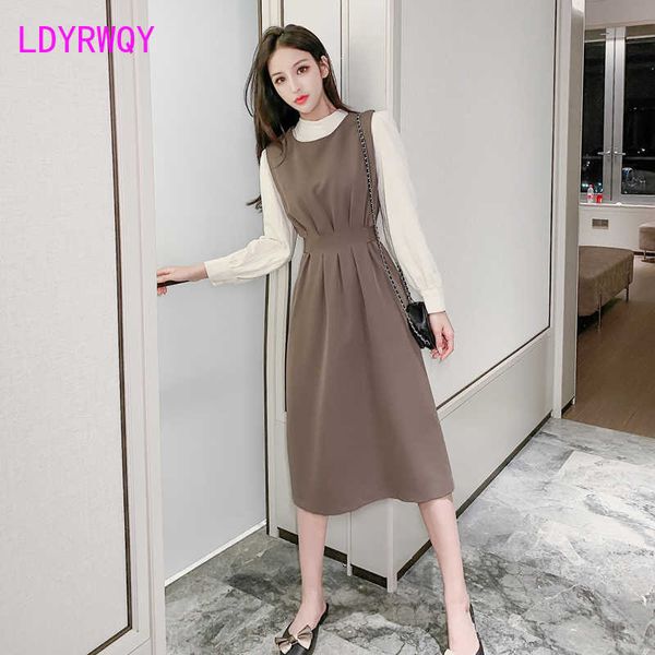 autumn korean version of the two-piece fashion shirt + vest skirt suit women ankle-length regular zip 210603, White
autumn korean version of the two-piece fashion shirt + vest skirt suit women ankle-length regular zip 210603, White