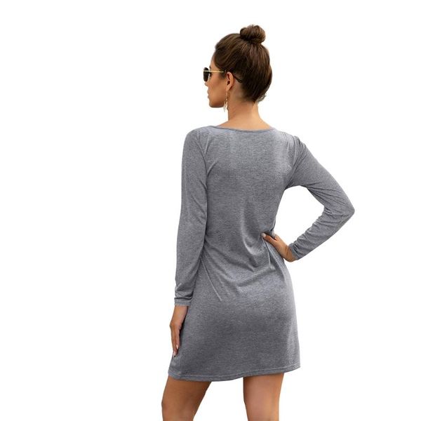 casual dresses women long sleeves knee length dress pullover sundress knotted tie waist autumn summer female slim fit, Black;gray
casual dresses women long sleeves knee length dress pullover sundress knotted tie waist autumn summer female slim fit, Black;gray