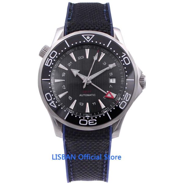 wristwatches 41mm automatic watch men luxury sapphire crystal rubber strap gmt mechanical luminous calendar wristwatch, Slivery;brown
wristwatches 41mm automatic watch men luxury sapphire crystal rubber strap gmt mechanical luminous calendar wristwatch, Slivery;brown