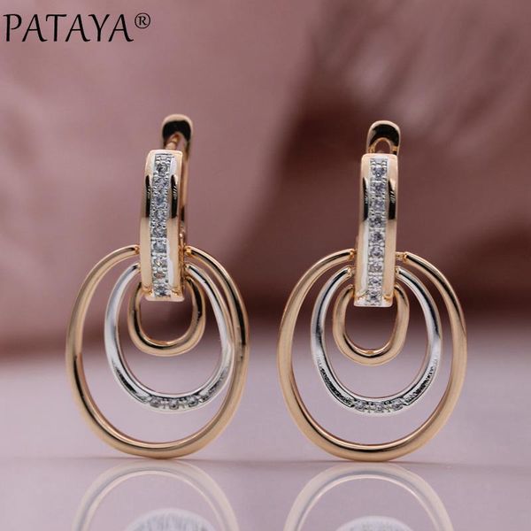 dangle & chandelier pataya two-color three laps unusual earrings 585 rose gold natural zircon drop earring women wedding vintage fashion jew, Silver
dangle & chandelier pataya two-color three laps unusual earrings 585 rose gold natural zircon drop earring women wedding vintage fashion jew, Silver