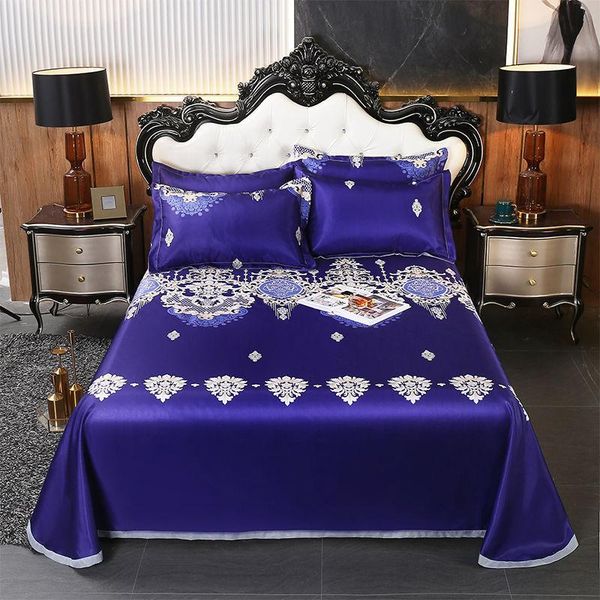 sheets & sets simple ice silk mat summer home bedroom dormitory bedding 3pcs set 1bed sheet+2case machine washable king/queen size j8655
sheets & sets simple ice silk mat summer home bedroom dormitory bedding 3pcs set 1bed sheet+2case machine washable king/queen size j8655