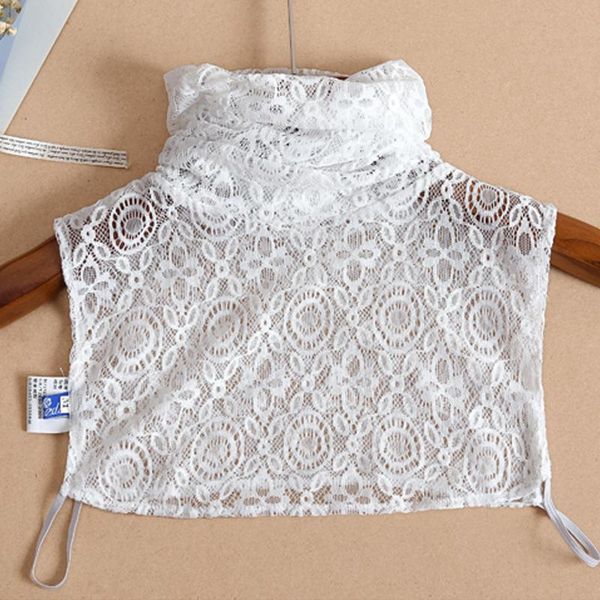 fashion lace fold false collar decorated collier lapel shirt saving warm comfortable necktie blouse lady shirt high collier, White
fashion lace fold false collar decorated collier lapel shirt saving warm comfortable necktie blouse lady shirt high collier, White