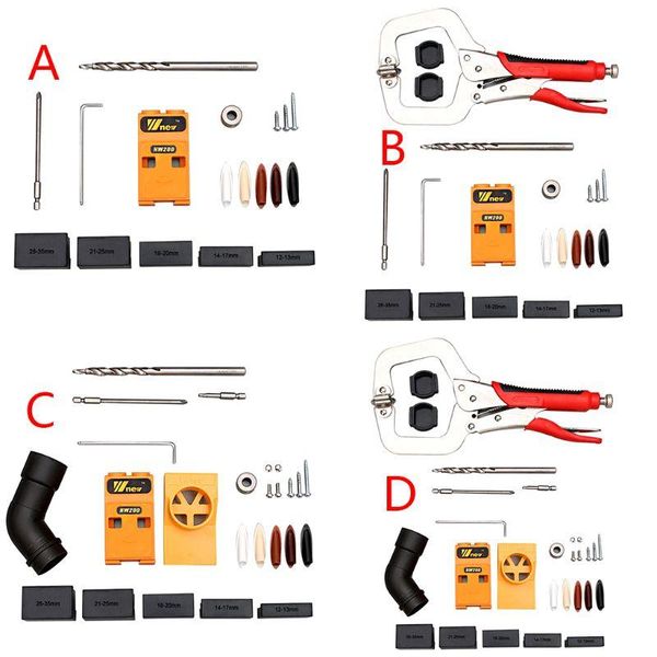 woodworking oblique hole punch locator drill bits pocket jig kit step drilling clamp wrench diy carpentry tools professional hand tool sets
woodworking oblique hole punch locator drill bits pocket jig kit step drilling clamp wrench diy carpentry tools professional hand tool sets
