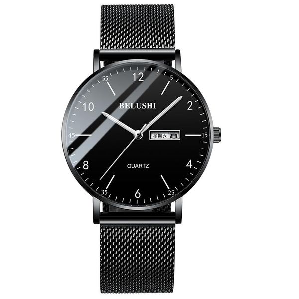 wristwatches mesh black quartz wrist watches for men 2021 luxury waterproof brand sport steel famous male clock montre homme, Slivery;brown
wristwatches mesh black quartz wrist watches for men 2021 luxury waterproof brand sport steel famous male clock montre homme, Slivery;brown