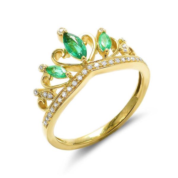 wedding rings fashion exquisite gold colors hollow crown green gem for bride engagement crystal ring jewelry women, Slivery;golden
wedding rings fashion exquisite gold colors hollow crown green gem for bride engagement crystal ring jewelry women, Slivery;golden
