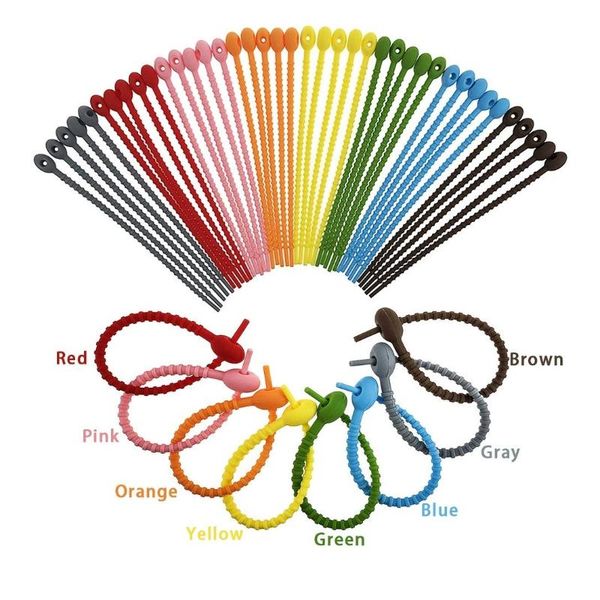 pcs silicone cable ties assorted colors smart cord wrap organizer rubber twist heavy duty reusable zip bag clips
pcs silicone cable ties assorted colors smart cord wrap organizer rubber twist heavy duty reusable zip bag clips
