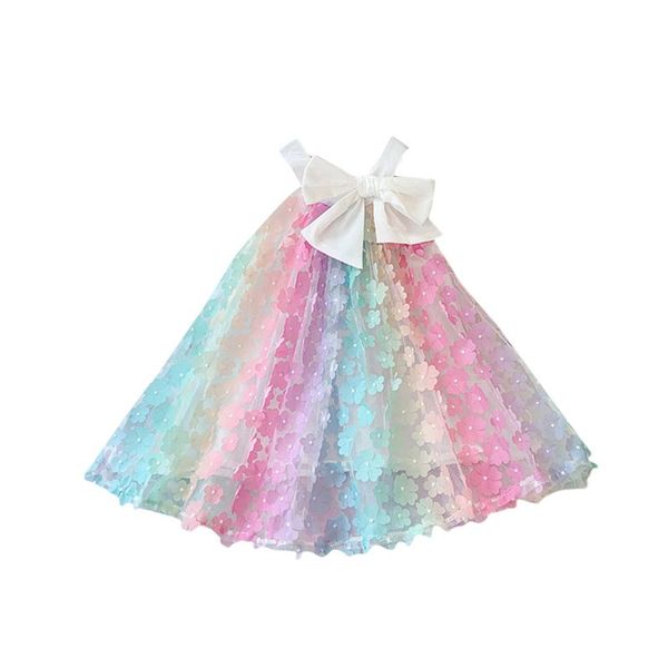 girl's dresses summer spring toddler baby girl sleeveless dress cute bow front 3d flower rainbow a line 4 year-8 year sweet casual soft, Red;yellow
girl's dresses summer spring toddler baby girl sleeveless dress cute bow front 3d flower rainbow a line 4 year-8 year sweet casual soft, Red;yellow