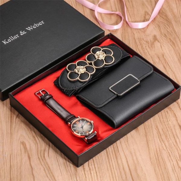 wristwatches watch for ladies set box trendy women's watches belt accessory wallet female quartz relojes para mujer, Slivery;brown
wristwatches watch for ladies set box trendy women's watches belt accessory wallet female quartz relojes para mujer, Slivery;brown