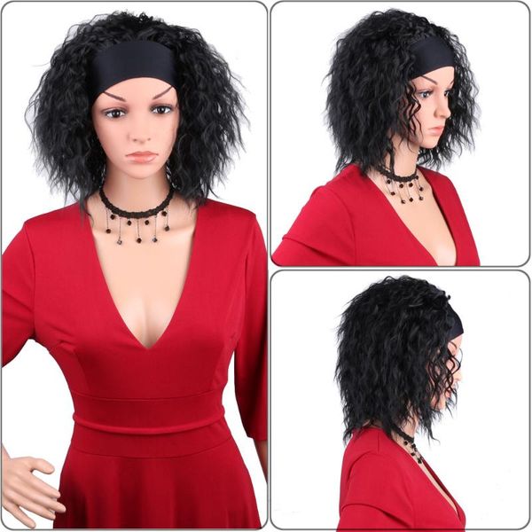 synthetic wigs short water wave headband for women natural black full machine made hair wig color
synthetic wigs short water wave headband for women natural black full machine made hair wig color