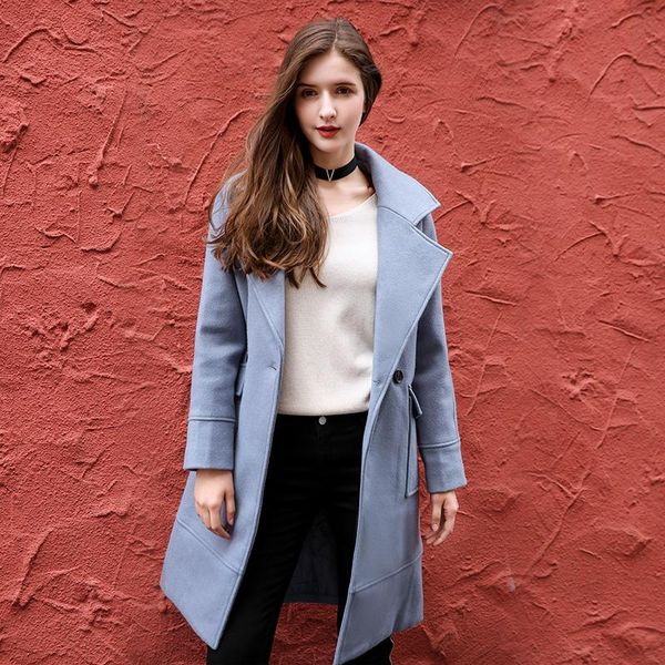women's wool & blends korean fashion velvet trench coat for women streetwear office lady trenchcoat vintage pink winter, Black
women's wool & blends korean fashion velvet trench coat for women streetwear office lady trenchcoat vintage pink winter, Black