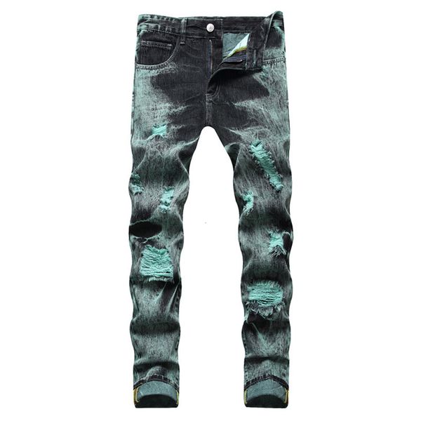 men's jeans y2k tie and dye denim streetwear holes ripped straight pants black green trousers s7jg, Blue
men's jeans y2k tie and dye denim streetwear holes ripped straight pants black green trousers s7jg, Blue