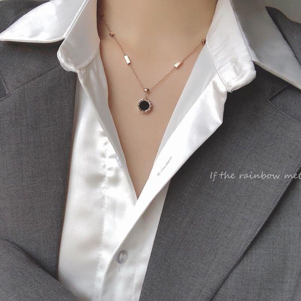 fashion dainty stainless steel necklace for women rose gold chain korean letter coin pendant choker jewelry chokers, Golden;silver
fashion dainty stainless steel necklace for women rose gold chain korean letter coin pendant choker jewelry chokers, Golden;silver