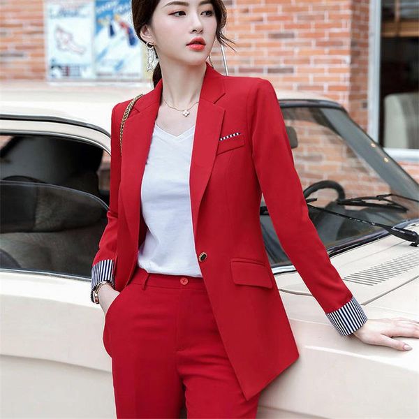 women blazers elegant 2021 autumn fashion office ladies suits coat notched collar jackets long sleeve female business blazer women's &, White;black
women blazers elegant 2021 autumn fashion office ladies suits coat notched collar jackets long sleeve female business blazer women's &, White;black