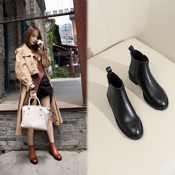boots 2021 winter european and american style high-end handmade custom simple versatile short, Black
boots 2021 winter european and american style high-end handmade custom simple versatile short, Black