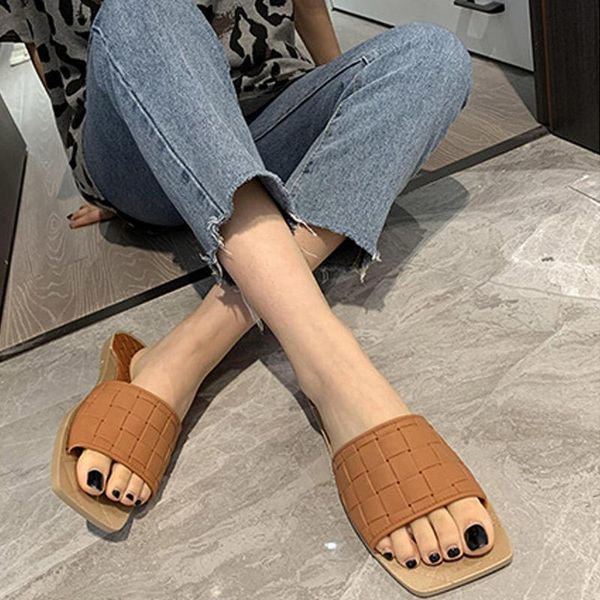 summer ladies fashion indoor slippers soft bottom square toe women's casual comfortable shoes female flat footwear, Black
summer ladies fashion indoor slippers soft bottom square toe women's casual comfortable shoes female flat footwear, Black