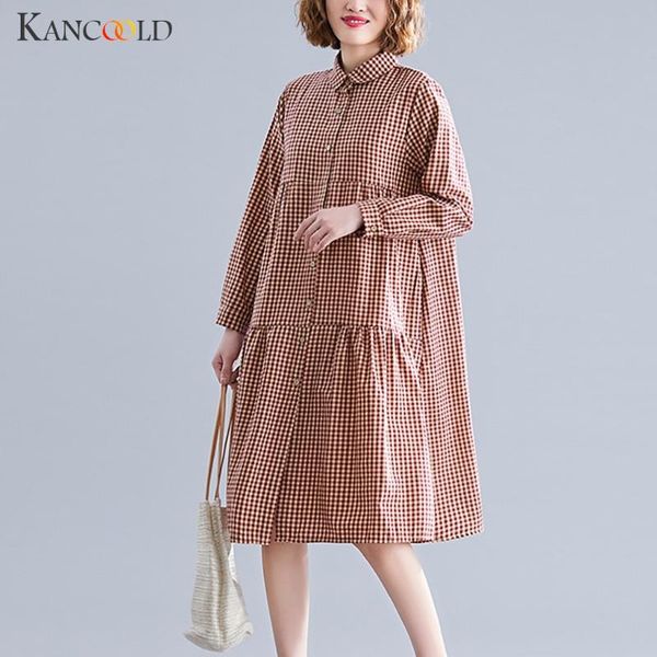 dress women trend casual loose plus size long sleeve plaid printed loosed fashion 2021dec10 dresses, Black;gray
dress women trend casual loose plus size long sleeve plaid printed loosed fashion 2021dec10 dresses, Black;gray