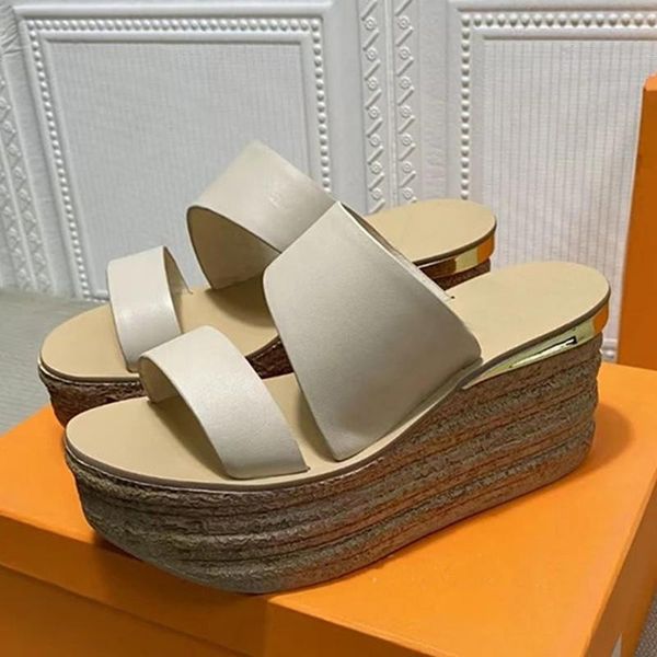 slippers wedges retro style women casual platform genuine leather increasing female street walking shoes summer mujer, Black
slippers wedges retro style women casual platform genuine leather increasing female street walking shoes summer mujer, Black