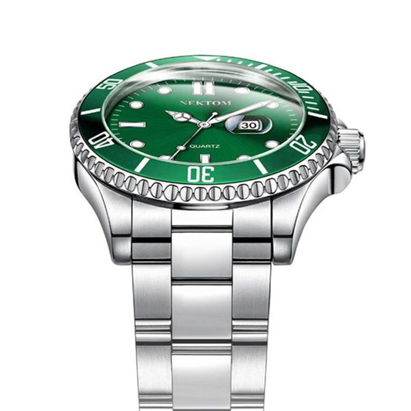 nektom men watch 30m waterproof sports quartz wristwatch male clock green water ghost men's wacthes wristwatches, Slivery;brown
nektom men watch 30m waterproof sports quartz wristwatch male clock green water ghost men's wacthes wristwatches, Slivery;brown