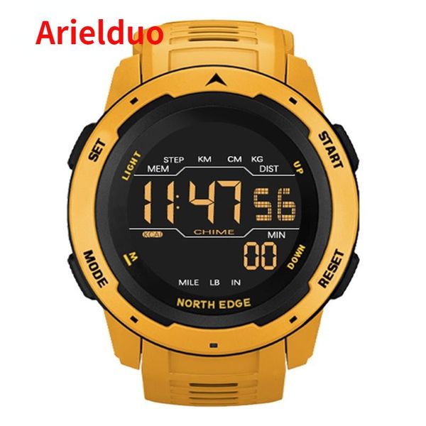 wristwatches products men's digital watch sports dual time pedometer alarm clock waterproof 50m military, Slivery;brown
wristwatches products men's digital watch sports dual time pedometer alarm clock waterproof 50m military, Slivery;brown