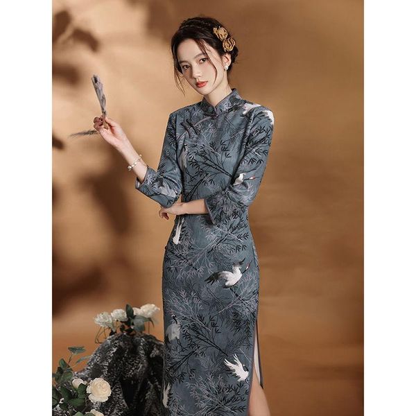 ethnic clothing exquisite blue women cheongsam vintage evening party ladies qipao elegant handmade button vestidos warm slim robe gown, Red
ethnic clothing exquisite blue women cheongsam vintage evening party ladies qipao elegant handmade button vestidos warm slim robe gown, Red