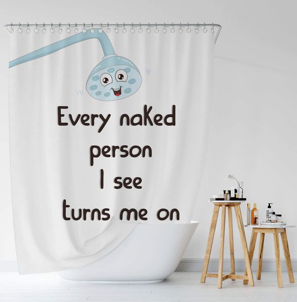 funny cute shower curtain for bathroom white fabric cloth waterproof curtain every naked person i see turns me on curtain
funny cute shower curtain for bathroom white fabric cloth waterproof curtain every naked person i see turns me on curtain