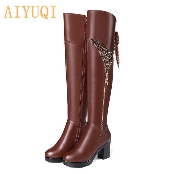 boots aiyuqi winter women genuine leather high-heeled the jackboot long barrel over-the-knee, Black
boots aiyuqi winter women genuine leather high-heeled the jackboot long barrel over-the-knee, Black
