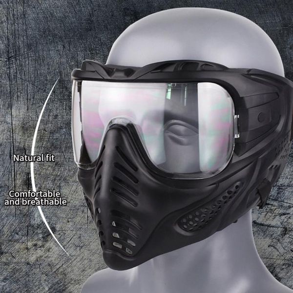 outdoor eyewear mask with goggles impact resistant army fans tactical for halloween paintball game movie props party full face
outdoor eyewear mask with goggles impact resistant army fans tactical for halloween paintball game movie props party full face